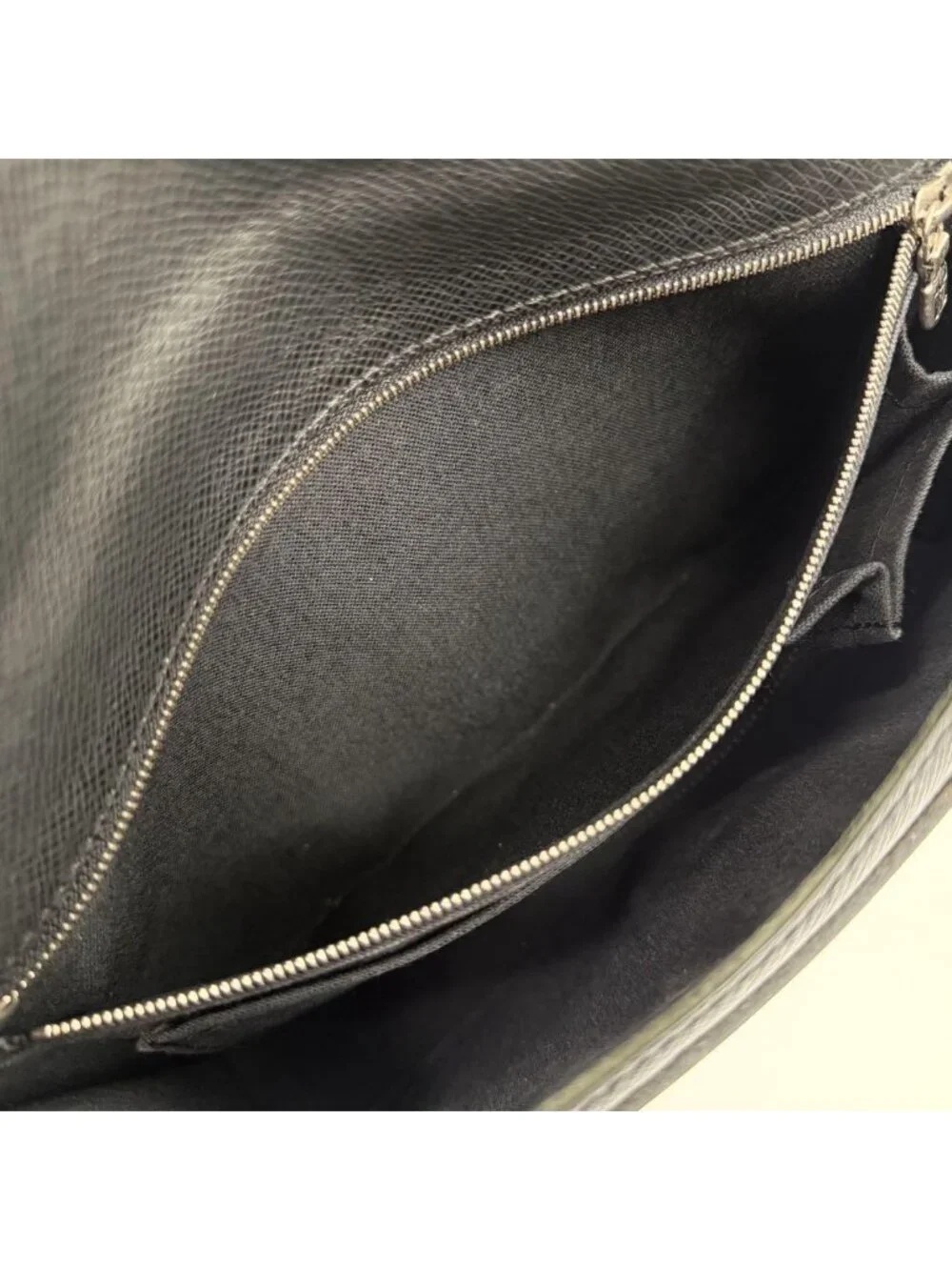 Louis Vuitton Belaia Taiga Clutch Leather